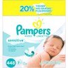 Pampers Sensitive Baby Wipes 448ct $.02 per wipe
