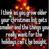 What I Want for Christmas Can’t be Bought