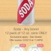 $.50 back on any brand Soda from Ibotta