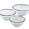 Pyrex Prepware 3 Piece Mixing Bowl Set $9.59
