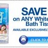 HOT!  Save $1.00 off ANY White Cloud Bath Tissue at Walmart