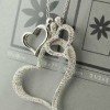 Pretty Silver Triple Heart Necklace just $2.28 SHIPPED