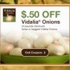 HOT!  Save $.50 off Vidalia Onions