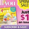 Current All You Magazine Deal: 12 Issues just $1.00 each