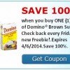 FREE Domino Brown Sugar 1lb box (exp 3/1)