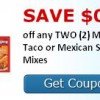 $.50/2 McCormick Taco or Mexican Seasoning + Walmart Deal