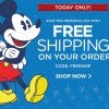 FREE Shipping at DisneyStore.com Today Only!