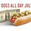 Sonic: $1 Hot Dogs TODAY 7/23!