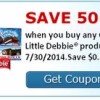 Save $.50 on 1 Little Debbie product