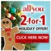 All You Magazine 2-for-1 Subscription + EXTRA savings (Still valid!)