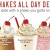 Sonic: Half Price Shakes all day, Monday 12/22