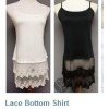 Lace Bottom Shirt Extenders $9.99