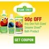 RARE: $.50 off Sesame Street Bath Product