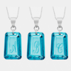 Tanga: Swarovski Crystal Initial Necklace $9.99 SHIPPED!
