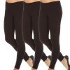 Black Cotton Leggings 3 Pack $17.99 SHIPPED