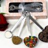“Love Beyond Measure” Heart Shaped Measuring Spoons