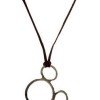 Bronze Mickey Mouse Leather Necklace $3.20 SHIPPED