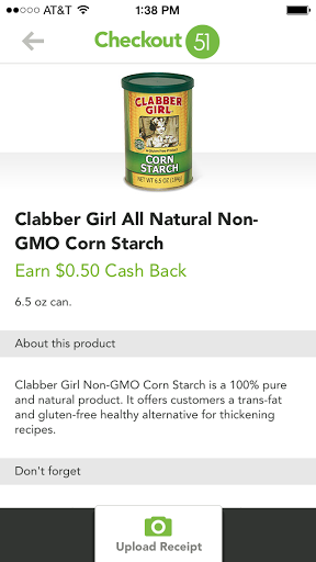 Clabber Girl All Natural Corn.