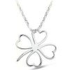 Silver Four Leaf Clover Necklace just $2.77 SHIPPED!