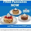 Sign up for FREE Pancakes from IHOP!