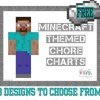 FREE Minecraft Chore Chart