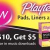 Walmart:  $5 Giftcard when you purchase $10 worth of Playtex products