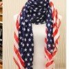 American Flag Chiffon Scarf $2.99 SHIPPED