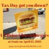 Sonic: 1/2 Price Cheeseburgers on Tax Day, 4/15/15