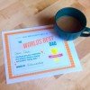 World’s Best Dad Certificate – FREE Download
