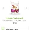 Fisher Nut Exactly Snack Bites MONEYMAKER at Walmart