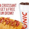 Sonic: FREE Medium Drink with Croissant Dog Purchase 7/1 only