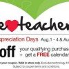 OfficeMax/Office Depot Teacher Appreciation Days 2015
