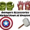 Amazon Mark Downs on Iron Man Gloves, Hulk Fists, Thor Hammer and more