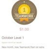 Ibotta: NEW November Level 1 Teamwork Bonus