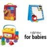 FIVE Gift Ideas for Babies ON SALE: Squeeze Blocks, Crib Mirror, Oball and more