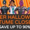 Costumes Express Black Friday Costume Closeout: 90% off Clearance + add’l 20% off!