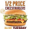 Sonic Half Price Cheeseburgers November 24 | Un-Turkey Day