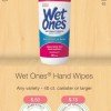 Target: Wet Ones Wipes Canister just $.44!