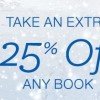 Amazon: Save 25% on any one print book (extended!)