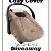 Cozy Cover Infant Car Seat Cover GIVEAWAY (ends 12/24)