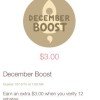 Ibotta: NEW December Boost $3 Bonus!