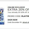 Kohls.com: Extra 20% off Toys + 15-30% off Everything