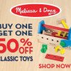 Melissa & Doug: Buy One Get One 50% off