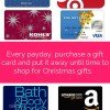 Christmas Shopping Tip: Buy Gift Cards All Year Long