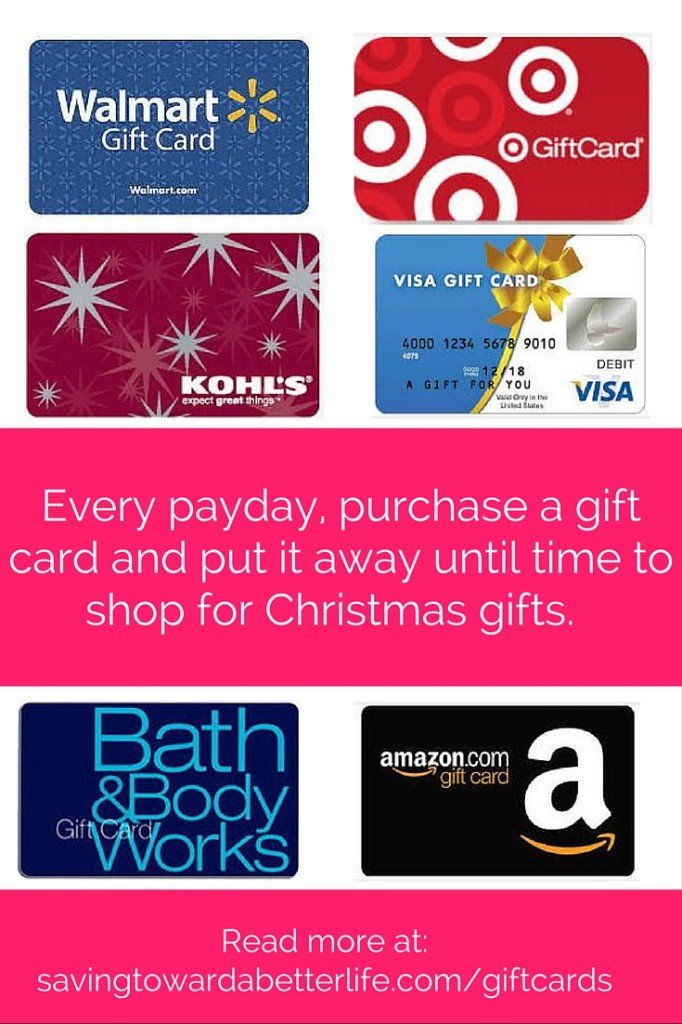 Christmas Shopping Tip: Buy Gift Cards All Year Long