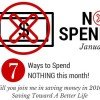 7 Ways to Spend NOTHING this month | Join us for NO SPEND JANUARY
