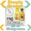 Simply Orange Juice 59oz just $2.00 at Walgreens after coupon (ends 1/6)