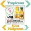 Tropicana Orange Juice 59oz just $2 at Walgreens after coupon (ends 2/6)