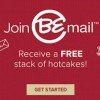 Bob Evans: Sign up for a FREE stack of hotcakes!