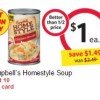 Winn-Dixie: Campbell’s Homestyle Soup $.75 per can (thru 2/14)